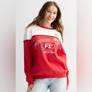 Formula 1 Racing Womans Medium Sweatshirt. NEW